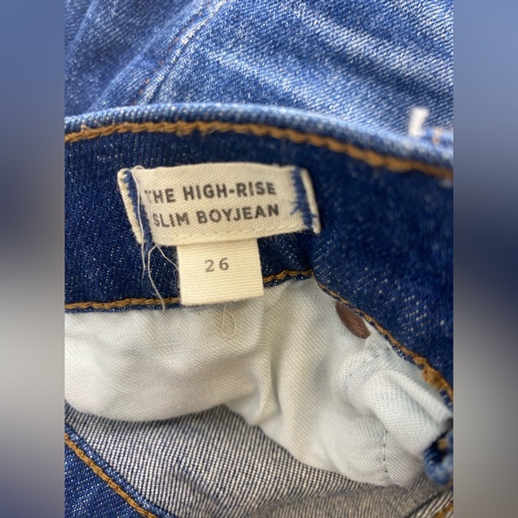 Madewell The High Rise Slim Boyjean Sz 26 - Picture 11 of 11